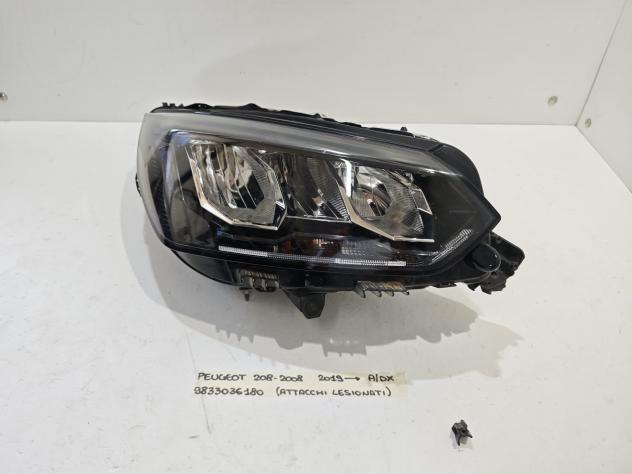 FARO ANTERIORE DESTRO PEUGEOT 208 Serie 9833036180 (19)