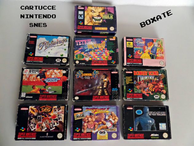 Cartucce / giochi Super Nintendo SNES (TESTATE) Boxate e loose - Foto 4