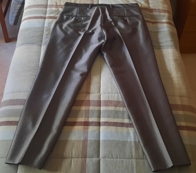 ABITO/VESTITO ELEGANTE UOMO GRIGIO “ALESSANDRO UOMO” DA CERIMONIA/FESTA TAGLA:50 - Foto 4