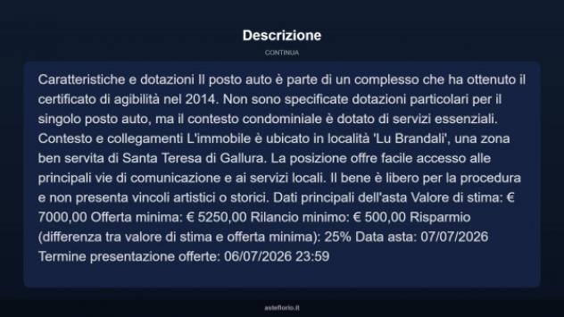 Immobile in asta di 15 m² in vendita a Santa Teresa Gallura - Foto 9
