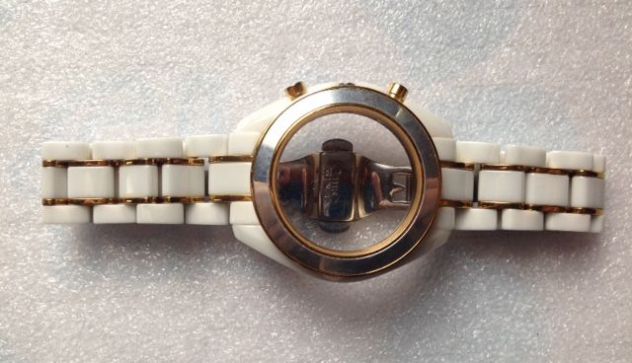 bracciale in ceramica bianco per orologio - Foto 3