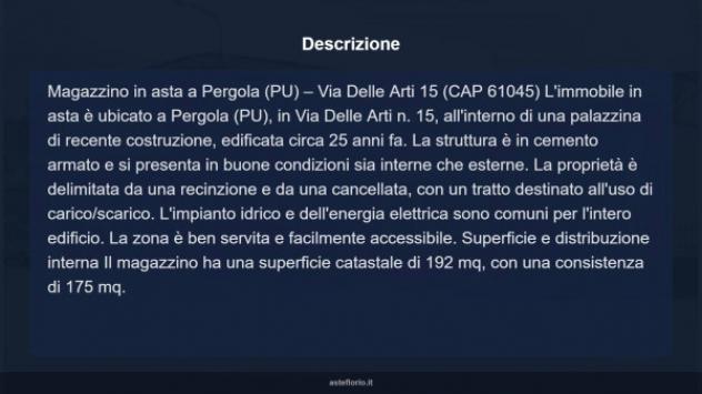 Immobile in asta di 192 m² in vendita a Pergola - Foto 6