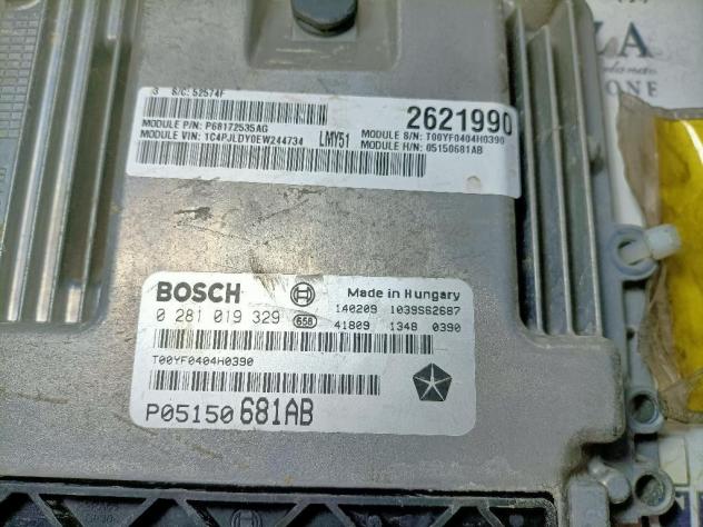 CENTRALINA MOTORE JEEP Cherokee 6° Serie P05150681AB EBT diesel 1956 (13) - Foto 4