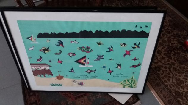 QUADRO acquarello Dipinto