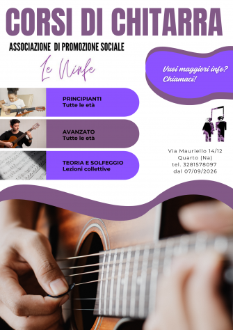 Corsi di chitarra per tutte le età