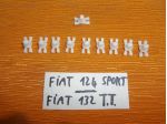 CLIP FISSAGGIO PROFILI IN ACCIAIO POSTERIORI FIAT 124 SPORT/GIRORUOTA FIAT 132