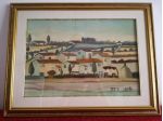 Quadro "paesaggio con case"