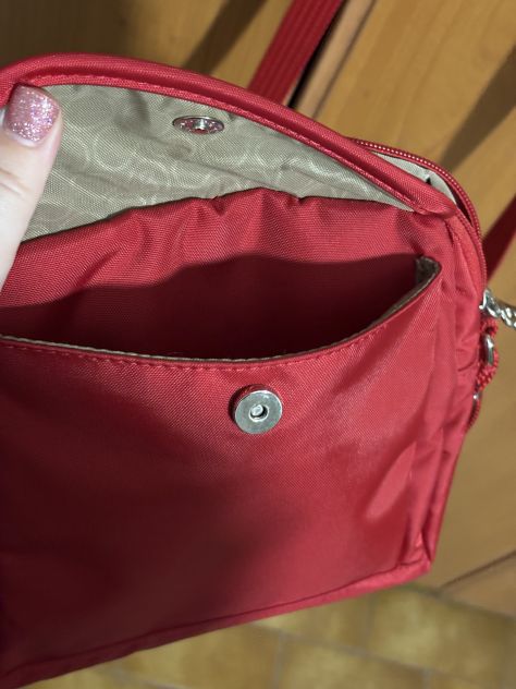 BORSA NUOVA A TRACOLLA VINTAGE DA DONNA FIRMATA ORIGINALE BOGNER IN NYLON - Foto 5