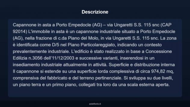 Immobile in asta di 974 m² in vendita a Porto Empedocle - Foto 3