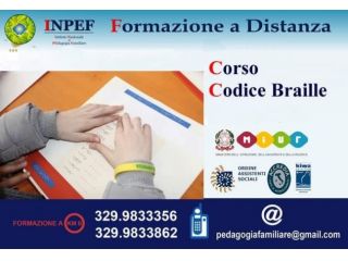Corso specialistico: il Codice Braille