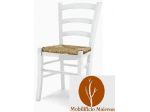 Sedie Legno Per Ristorante Colorate Seduta Paglia cod 3011/P/BC Vintage Nuove