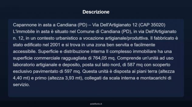 Immobile in asta di 764 m² in vendita a Candiana - Foto 5