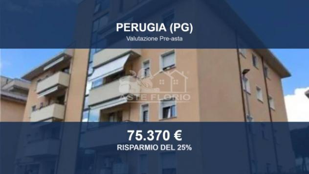 Immobile in asta di 107 m² con più di 5 locali e box auto in vendita a Perugia