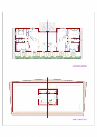 CINQUALE, vendesi in esclusiva di vendita 2 villette indipendenti e affiancate di nuova costruzione (bioedilizia) con giardino, terrazza e solarium: s - Foto 14
