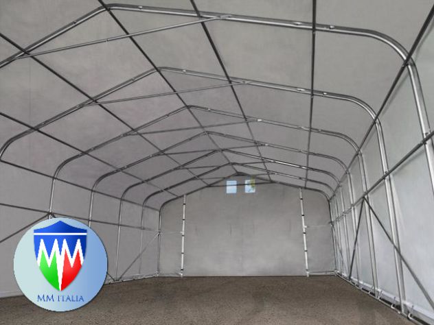 Tunnel Agricoli 8,0 x 12,0 x 4,0 uso rimessaggio senza Permessi telo 720 gr. mq. - Foto 9