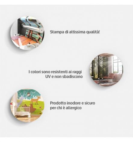 Fotomurale Adesivo Fiori 3D Chiari ARREDALACASA - Foto 4