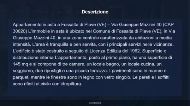 Immobile in asta di 145 m² con più di 5 locali e box auto in vendita a Fossalta di Piave - Foto 14