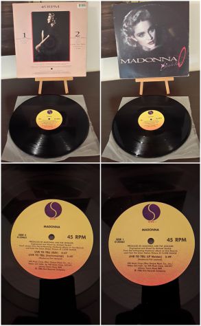 MADONNA, LIVE TO TELL, 1986 Sire Records Company, Paese: New York.