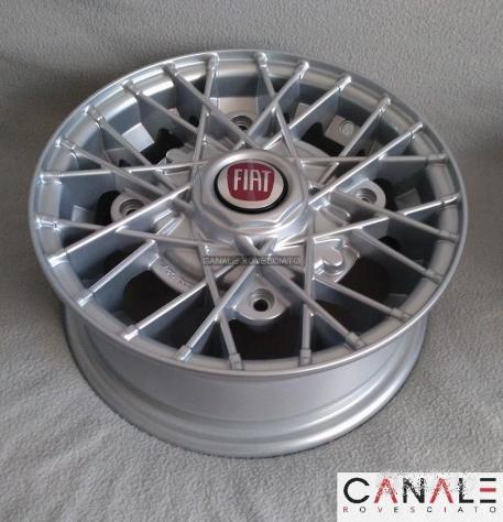 Cerchi RAY SILVER 4,5x12 4x190 fiat 500 l f r - Foto 3