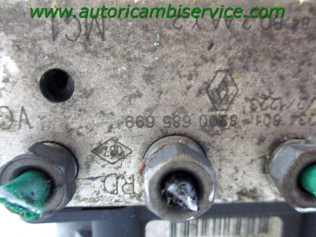 0265234601 CENTRALINA POMPA AGGREGATO ABS RENAULT MEGANE 1.5 D 78KW 6M 5P (2006) RICAMBIO USATO 8200685699 - Foto 3