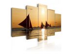Quadro Con Le Barche A Vela Cm. 100x50 E 200x100 - ARREDALACASA