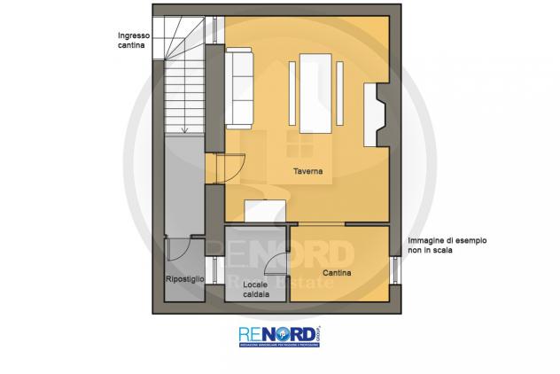RIF. VIL7072 - INVERNO E MONTELEONE - Porzione di castello: abitazione di 5 locali e doppi servizi, cantina/taverna e giardino privato. - Foto 5