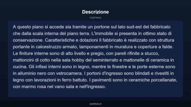 Immobile in asta di 510 m² con più di 5 locali in vendita a Santi Cosma e Damiano - Foto 13