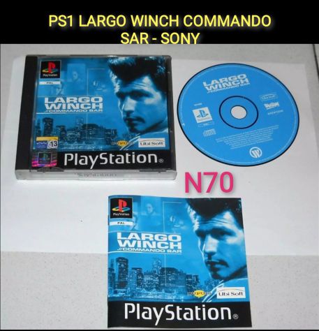 PS1 LARGO WINCH COMMANDO SAR PAL ITA