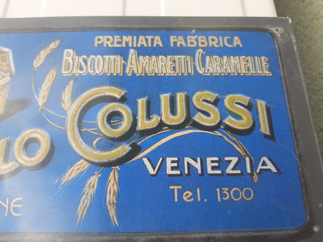 INSEGNA ANGELO COLUSSI TARGA IN RILIEVO - Foto 3