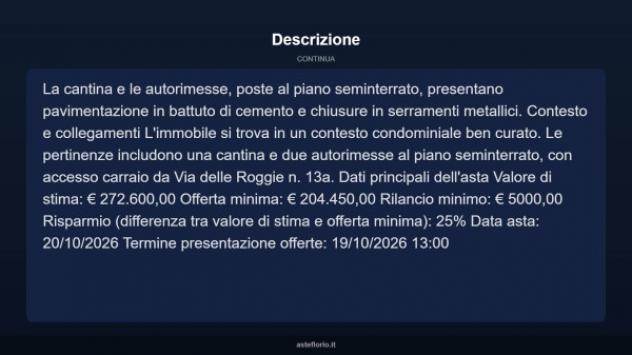 Immobile in asta di 263 m² con più di 5 locali e box auto doppio in vendita a Biella - Foto 16