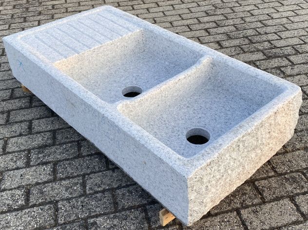 lavello lavandino in pietra granito 120 cm - Foto 6