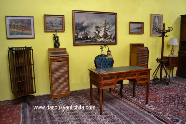 Scrivania da centro cm. 120 cm. stile Luigi XVI - Foto 5