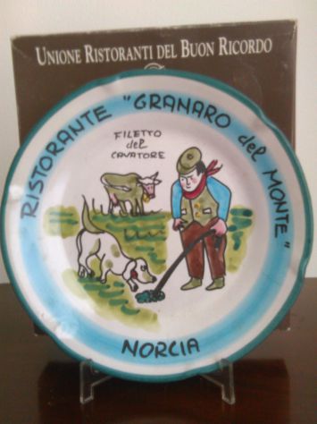 Piatto Buon Ricordo. Granaro Del Monte Norcia
