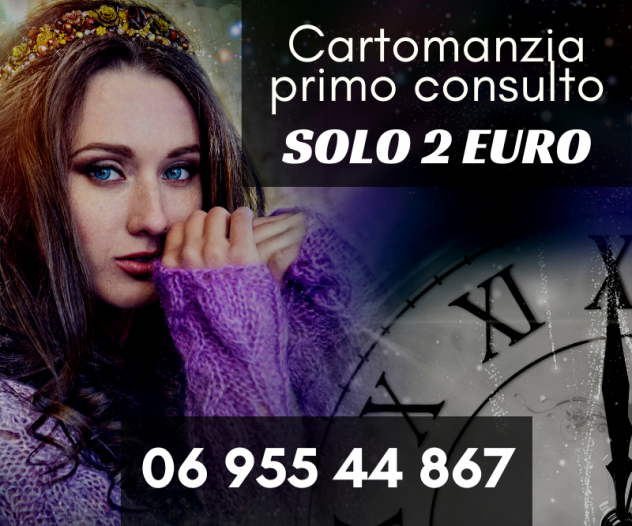 Primo consulto a solo € 2 e hai più di 5 minuti GRATIS!