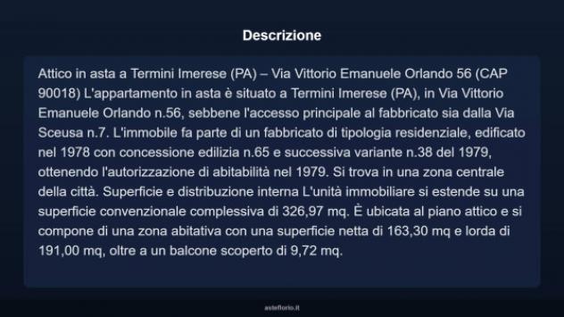 Immobile in asta di 326 m² in vendita a Termini Imerese - Foto 3