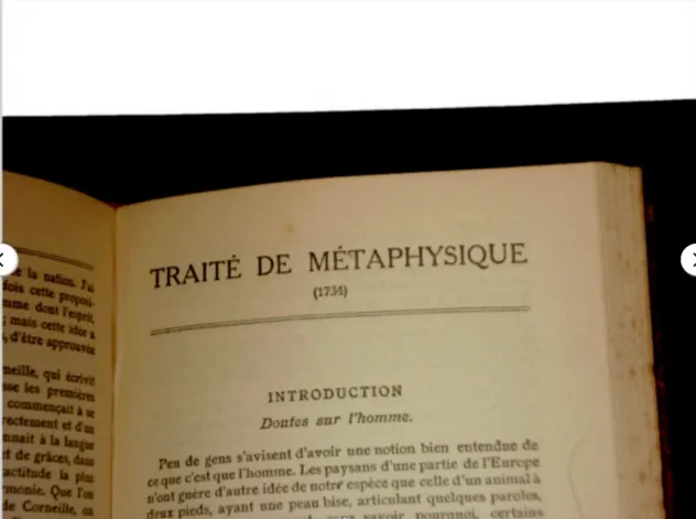 libro antico con copertina rigida voltaire philosophie anni 800 900 filosofia - Foto 5
