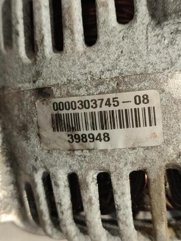 ALTERNATORE DACIA Duster 1° Serie TG11C027 0000303745-08 K4MF6 benzina 1598 (1017) - Foto 2