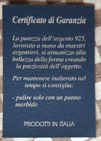 AGENDINA  TELEFONICA     CON INSERTO IN ARGENTO 925 - Foto 4