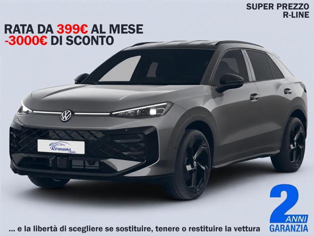 NEW Volkswagen T-Roc 1.5 eTSI ACT 150 CV DSG R-Line#RETROCAMERA!