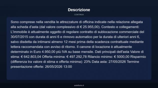 Immobile in asta di 1082 m² in vendita a Campobasso - Foto 5