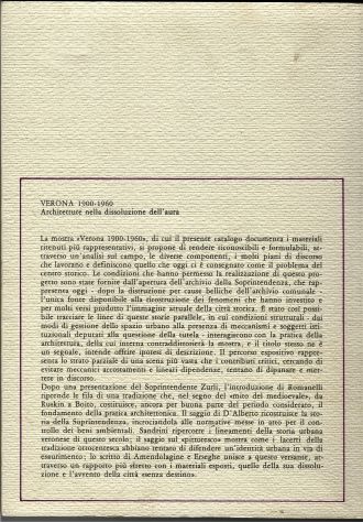 VERONA 1900-1960 Architetture - Foto 2