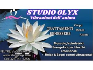 Massaggi - benessere Feltre - Studio olistico olyx vibrazioni dell' anima Tel:3281445256