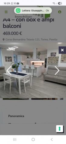 Casa appartamento a4 zona parella arredato