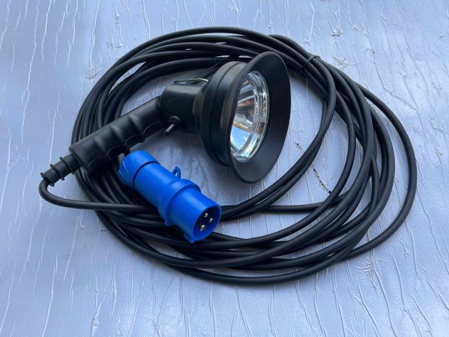 Lampada portatile ispezione alogena in gomma IP 55