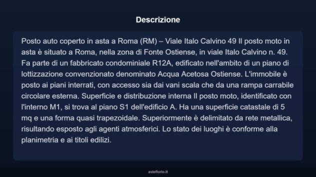 Immobile in asta di 5 m² in vendita a Roma - Foto 4