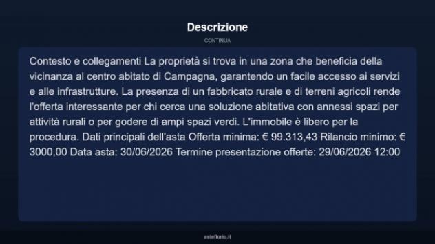 Immobile in asta di 105 m² in vendita a Campagna - Foto 10