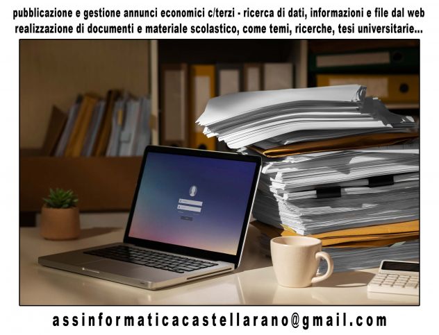 Disponibile come CoNsULEnTe tutto fare...