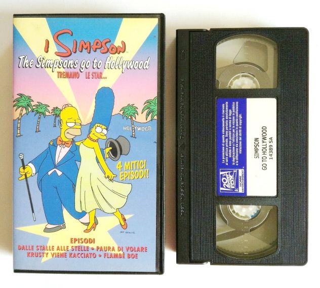VIDEOCASSETTA THE SIMPSONS GO TO HOLLYWOOD 14389 SA HOME ENTERTAINMENT - Foto 3
