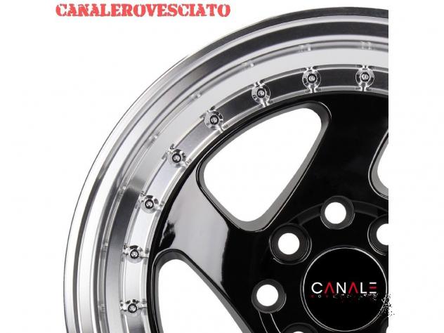 Cerchi Turbo II 6x14 4x98 et25 Fiat Lancia Alfa - Foto 8