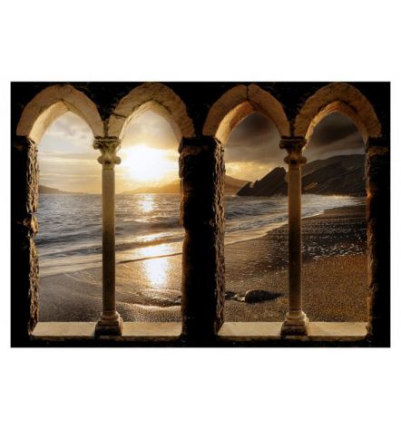 Fotomurale Adesivo Con Un Romantico Tramonrto Arredalacasa - Foto 2